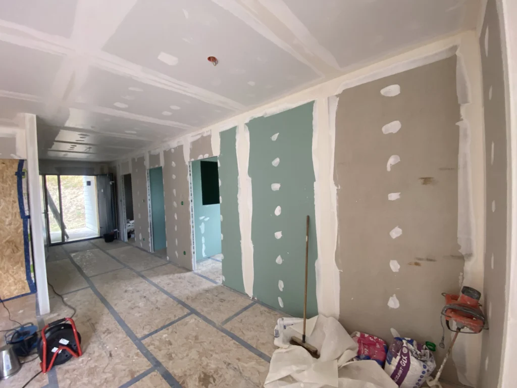 Construction d'une maison passive à ossature bois à Condé en Normandie